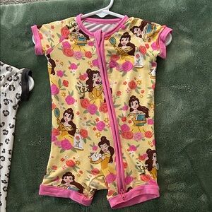 Disney Belle Kids Bodysuit - Yellow and Pink